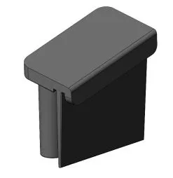 Рычаг открытия крышки лотка для ЧЛ для АТОЛ 27Ф AL.P027.00.005 (Черный) (59497)