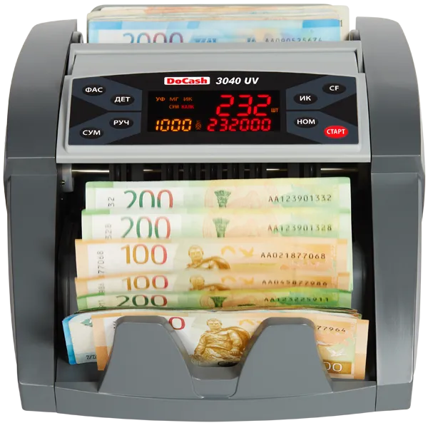 счетчик банкнот docash 3040 t uv