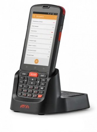 терминал сбора данных атол smart.slim plus базовый (android 10 с gms,mt6761d,2d, wi-fi, bt, nfc) (53529)