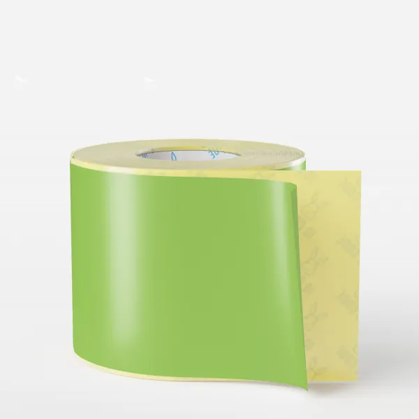 Этикетки 75х120х300 полуглянец (pantone 367 светлозеленый)