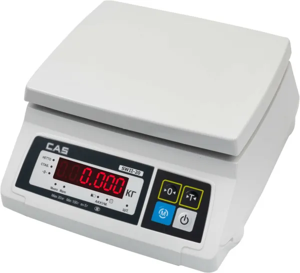 Весы порционные CAS SWII-20 (DD)