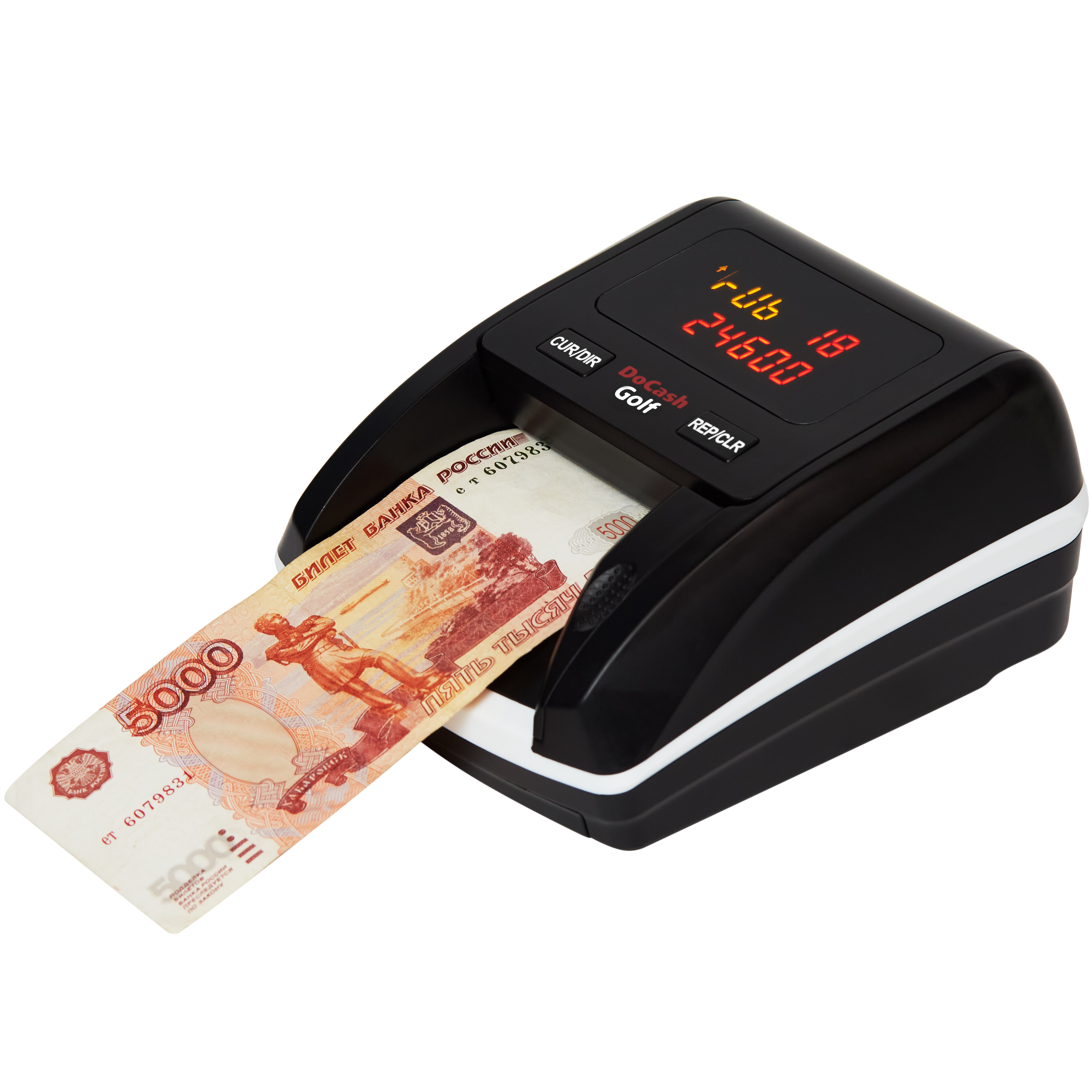 Детектор банкнот DoCash Golf RUB автоматический, с АКБ