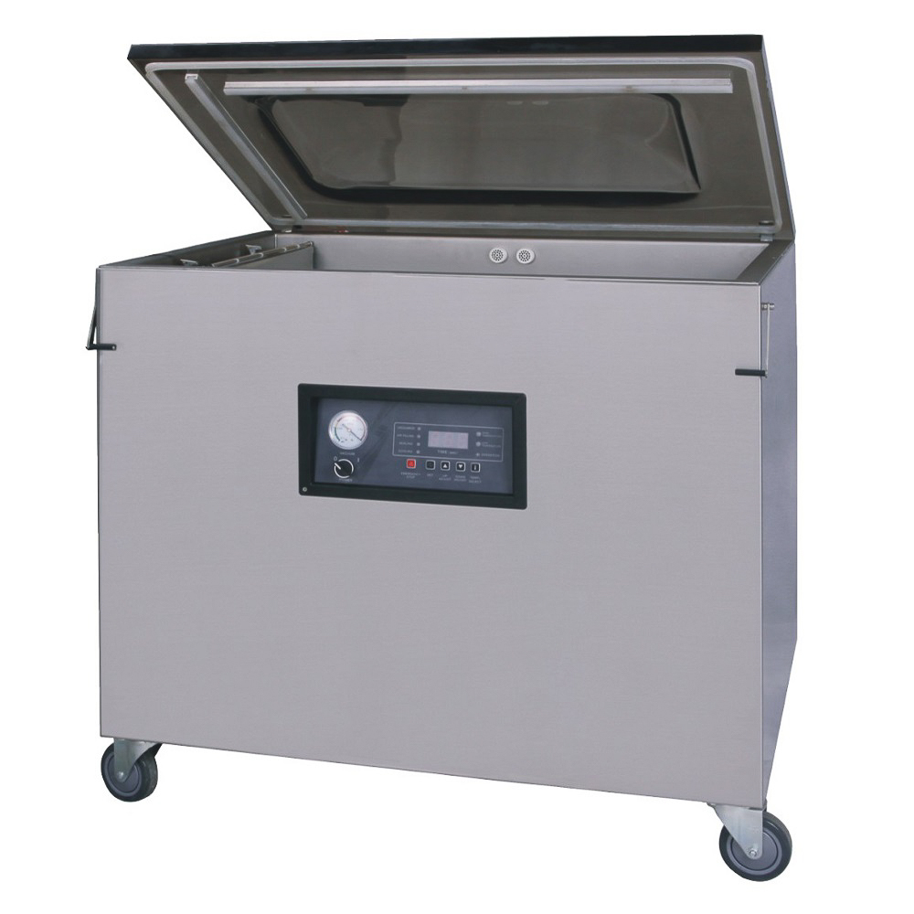 Напольная однокамерная вакуум-упаковочная машина DZ-800/2L (нерж. 380 В)