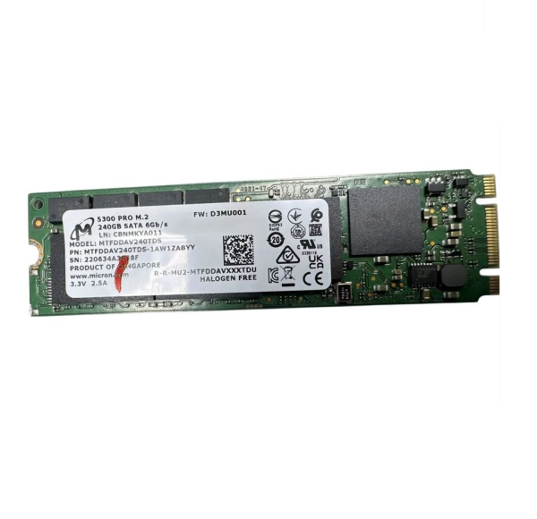 Диск 240Gb M.2 SATA Micron MTFDDAV240TDS (67033)