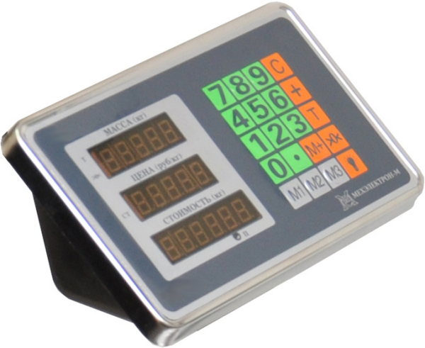 весы платформенные мехэлектрон вэт-1-2000п-1с-дб, 1000х1000