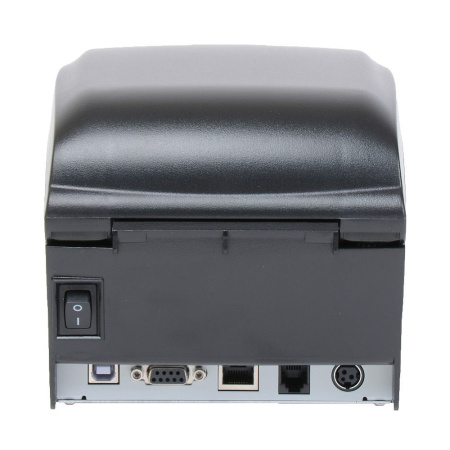 принтер этикеток poscenter pc-80use, термо, 203dpi, usb, ethernet, rs232, черный с отделителем