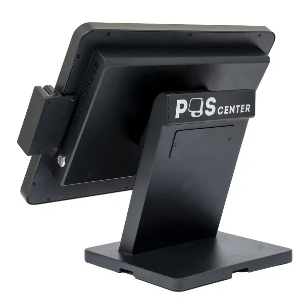 pos терминал-моноблок poscenter pos90 (15", pcap, j3455, ram 8gb, ssd m2 sata 128gb, msr) без ос